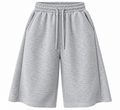 ÉLODIE High-Waisted Oversized Women's Sweat Shorts with Pockets