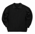 Leandro Ribbed Polo Sweater