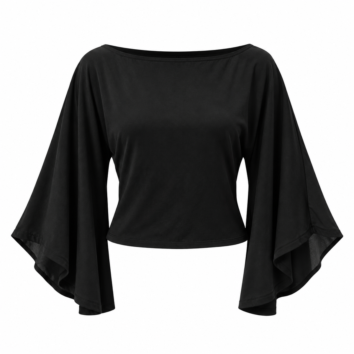 CAMILLA Women's Black Ari Batwing Short Sleeve Top
