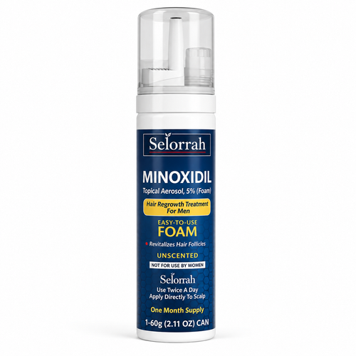 Minoxidil hair growth foam