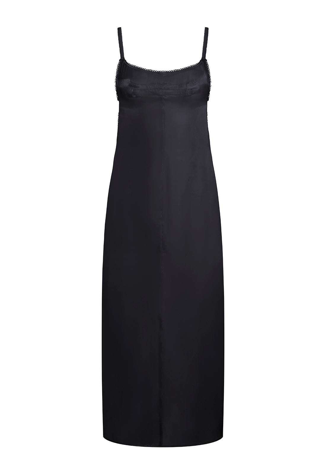 CELESTE Women's Noir Black Electra Asymmetric Cutout Midi Dress