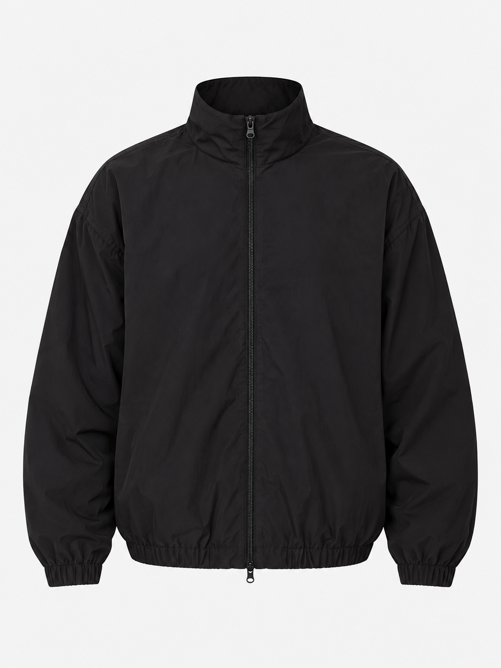 VALENTIN Men's Black Clay Cotton Canvas Worker Jacket
