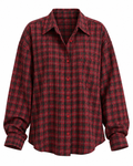 FLORA Women's Vintage Picnic Clarity Gingham Button Front Shirt