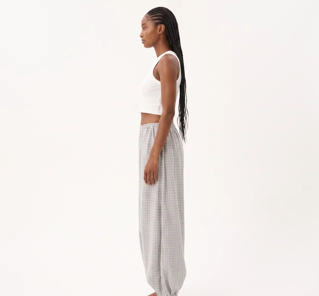 ÉLODIE Women's Silver Birch Lyana Wide Leg Balloon Pants