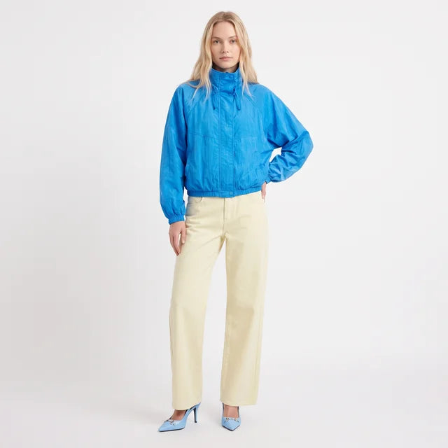 ISADORA Women's Lemon Yellow Totti Low Rise Wide Leg Jeans