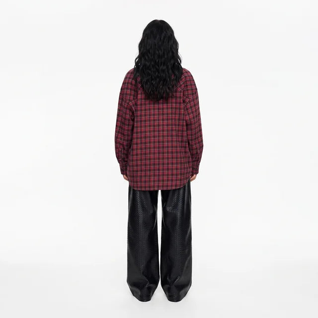 FLORA Women's Vintage Picnic Clarity Gingham Button Front Shirt