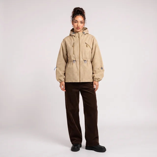 BEATRICE Women's Gingham Waterproof Matilda Raincoat
