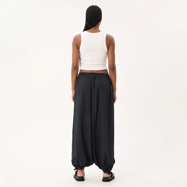 ÉLODIE Women's Silver Birch Lyana Wide Leg Balloon Pants